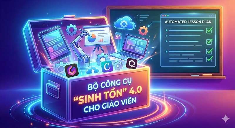 Bộ công cụ "Sinh tồn" thời 4.0: Checklist Web/App soạn giáo án & làm Slide tự động mà các "Cao thủ" thường giấu nghề